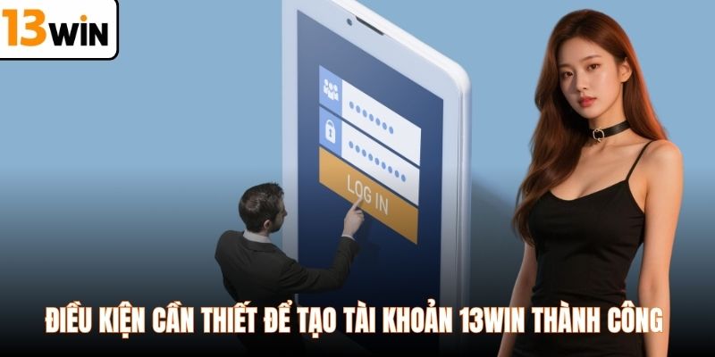 Điều kiện cần thiết để tạo tài khoản 13WIN thành công